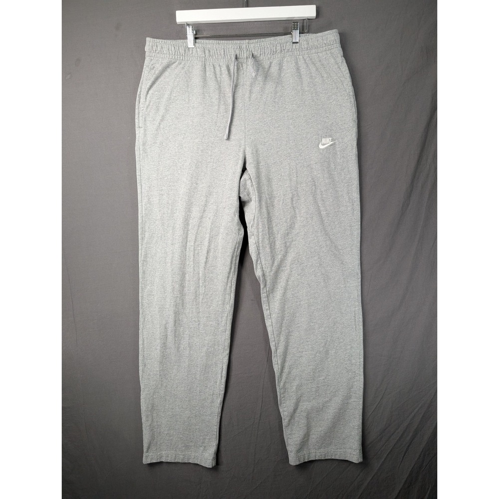 Nike Sportswear Mens Jersey Pants Gray Size 3XL